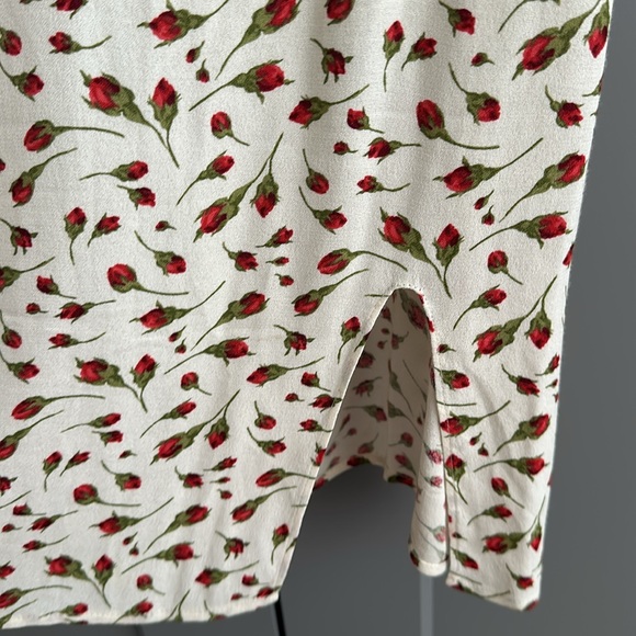 Reformation Marlowe dress in rose print - Picture 5 of 6